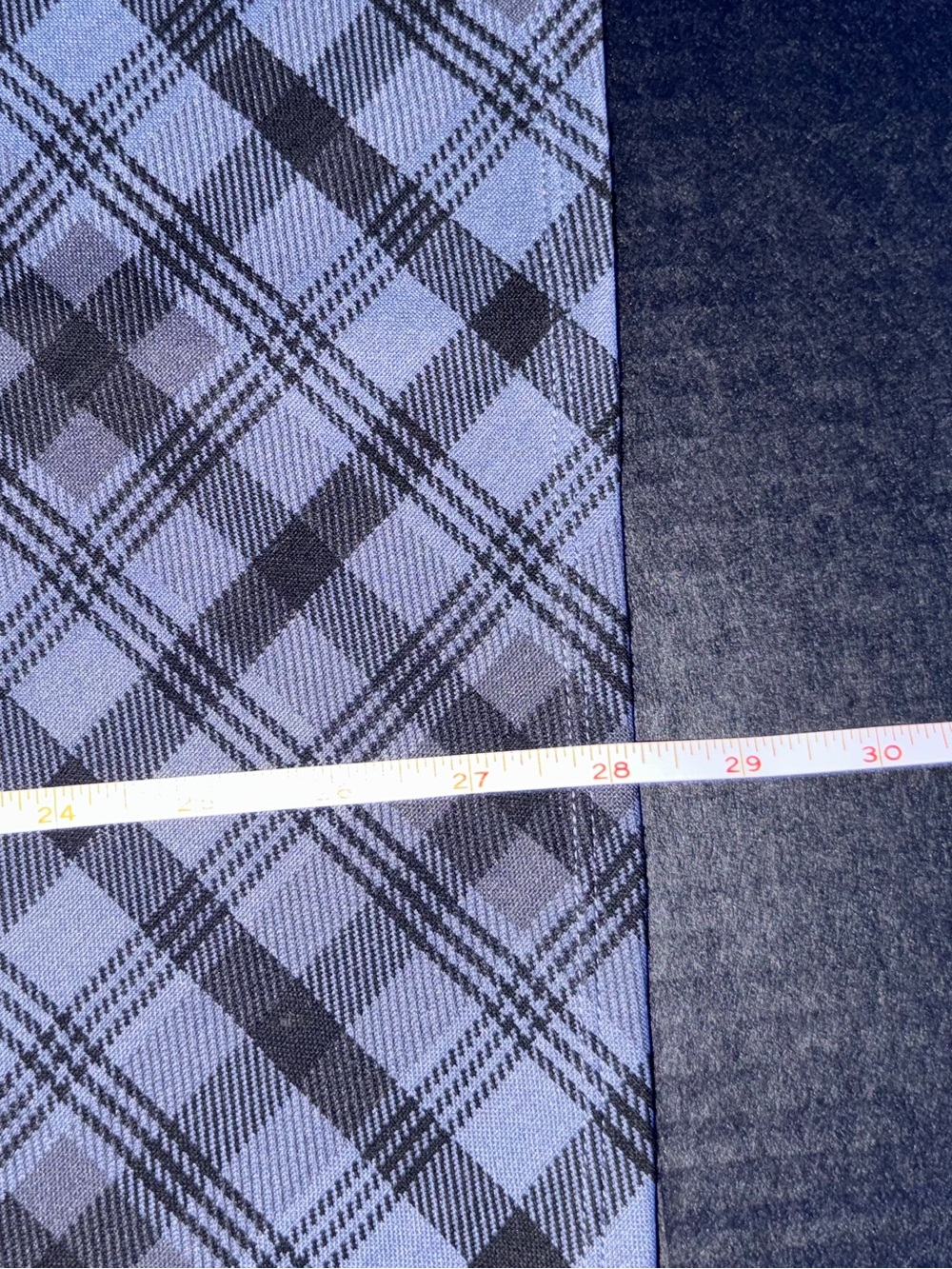 Arizona Jean Company Black & Gray Plaid Slip Dress Size Large - Picture 7 of 8